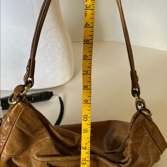 HOBO AVON LEATHER SIDE POCKET BROWN SHOULDER BAG - Picture 14 of 14